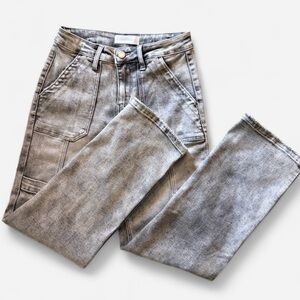 Vervet High Rise Straight Cargo Jeans